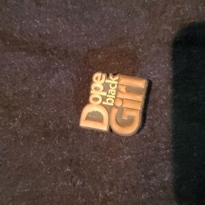 𝅺dope Black Girl Croc Charm